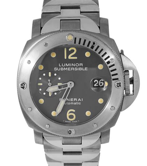 Panerai PAM 106 Luminor Submersible Titanium Anthracite Auto 